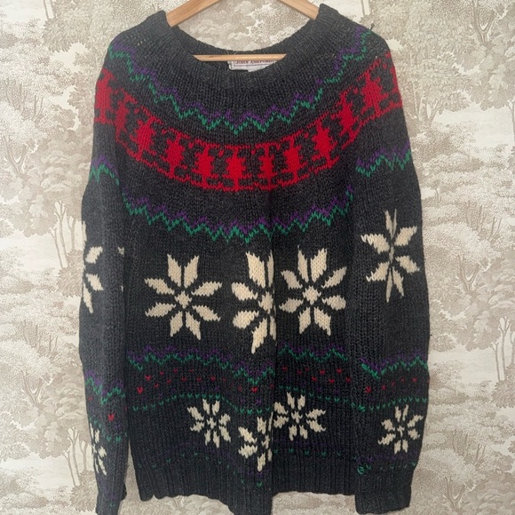 John Ashford Other - Vintage 100% Wool John Ashford Hand-knit sweater